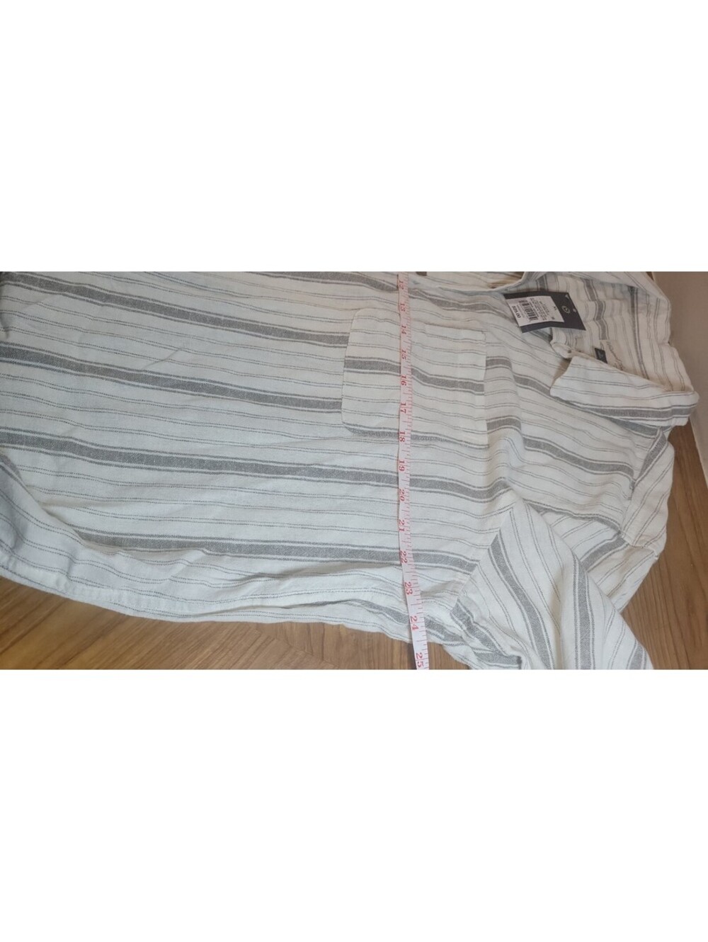 Universal Thread Relaxed Fit Striped Button-Up Shirt XL - Picture 4 of 6